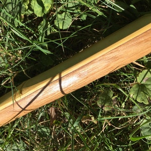 71 Bamboo-Backed English Longbow Competition or Hunting Bow Custom Wood Archery image 2