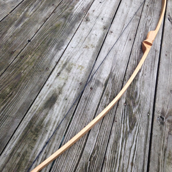 71" Competition or Hunting Bow - Hickory Longbow - Custom Wood Archery