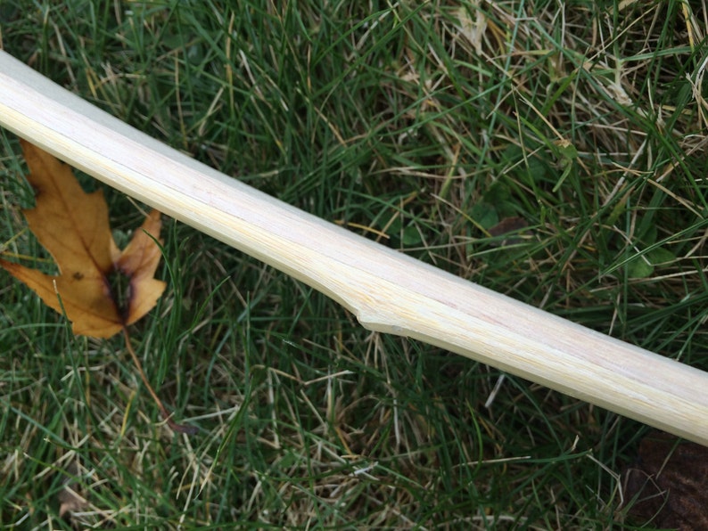 64 YouFinish Bamboo Backed Hickory Longbow Etsy