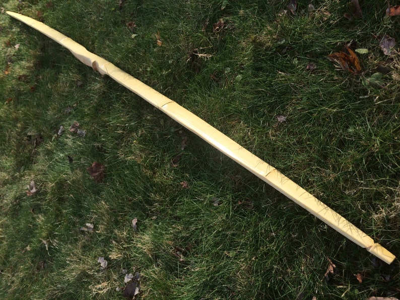 64 Bamboo Backed Hickory Longbow image 2