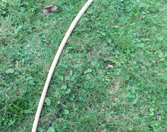 71" You-Finish Bamboo-Backed English Longbow - Competition or Hunting Bow - Custom Wood Archery