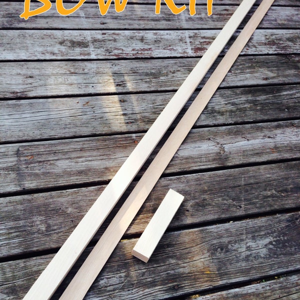 ON SALE --- Premium Grain Hickory Bow Kit - Perfect for Hickory Bows - Custom Wood Archery