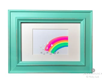 Rainbow and Stars Neon Art, Neon Rainbow, Rainbow Art, Rainbow Colours, Rainbow Decor