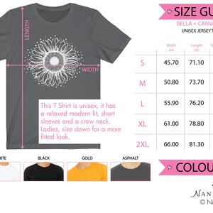 Sunflower T Shirt with Stars, Follow the Sun Motivational T Shirt, Wildflower Gardener T Shirt, Sunflower Floral Tee, Flower T Shirt bild 9