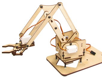 meArm Mini Industrial Robotic Factory Arm - Deluxe Kit Arduino uArm