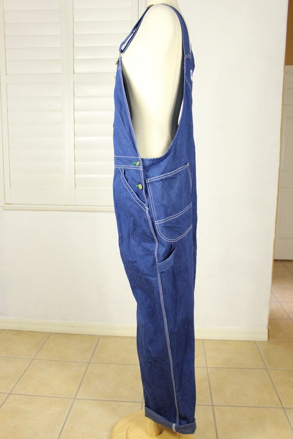 Vintage 90s LIBERTY Denim Overalls Bib Overalls G… - image 3