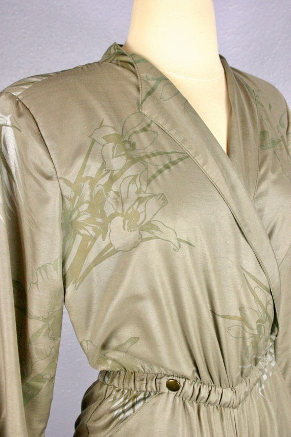 Vintage Jumpsuit KHAKI Jumpsuit 80s CROP Jumpsuit… - image 9