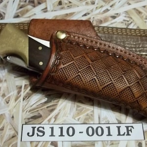 Leather knife Sheath  JS110-001LF BUCK 110