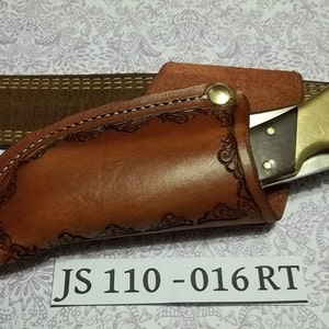 Custom leather knife Sheath  JS110-016RT