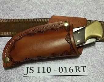 Custom Ledermesser Scheide JS110-016RT