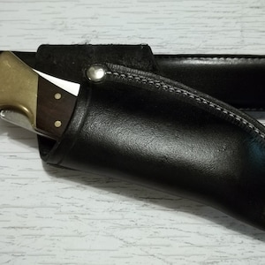 Custom leather knife Sheath  JS110-048RT