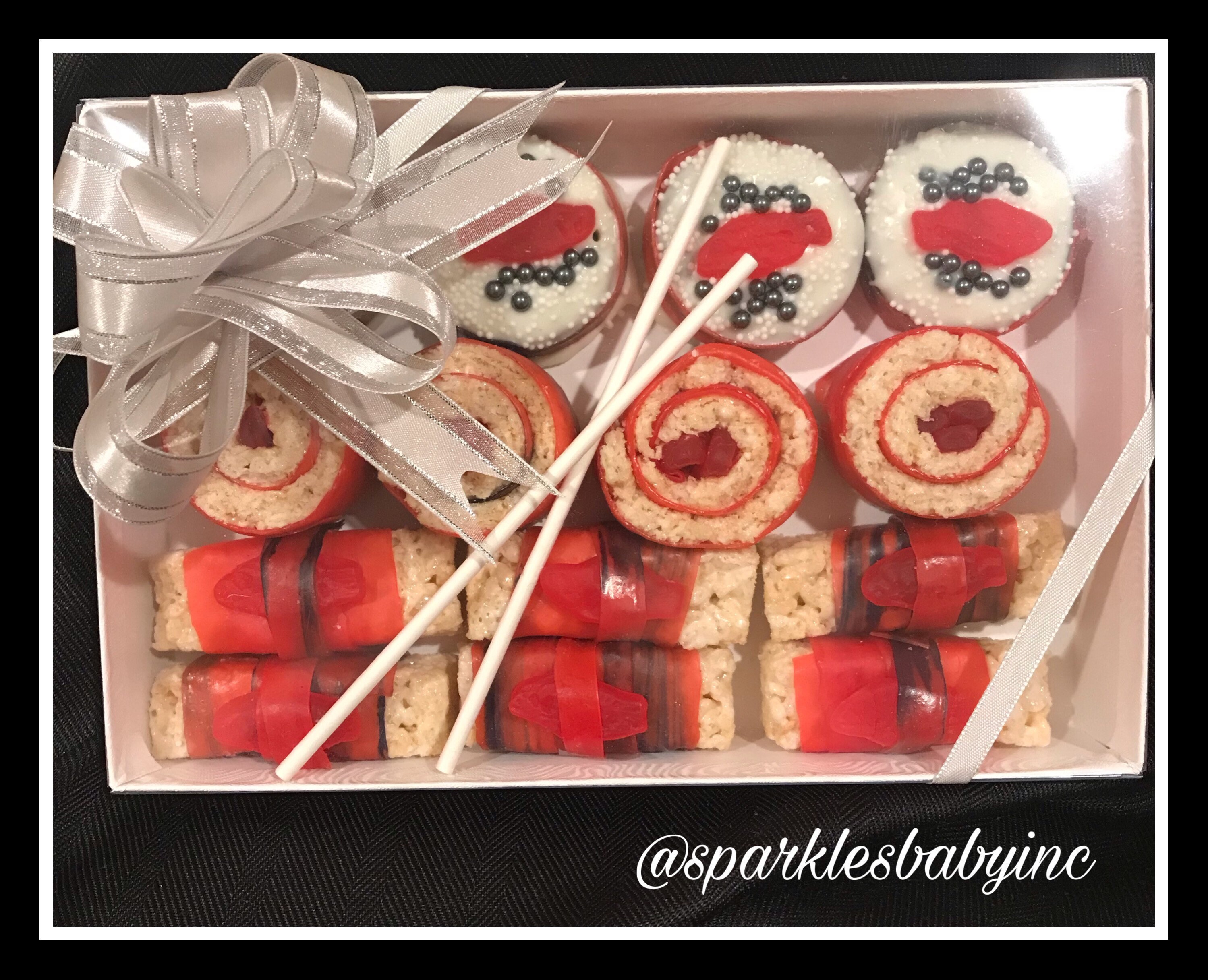 Candy Sushi Gift Box: Rice Krispie Treats & Oreo Sushi