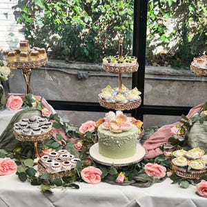 Dessert table, tablescapes, dessert table treats, dessert table setup, gourmet desserts, dessert bar, long island NY only