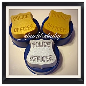 Police Officer, cop chocolate covered oreos, set of 24