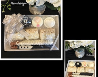 Wedding Gift, Wedding Choolate, Bride and Groom Gourmet Merckens Chocolate Gift box