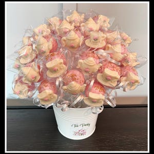 Teapot cake pop, tea party cake pops, tea themed cake pop, tea party treats, tea party favors