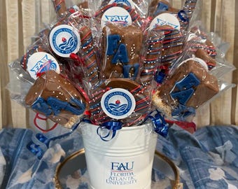 College Commit Gourmet Chocolate Gift Basket