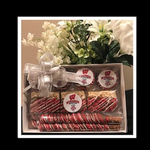 College Commit Gift box, College acceptance gift, college gourmet chocolate gift