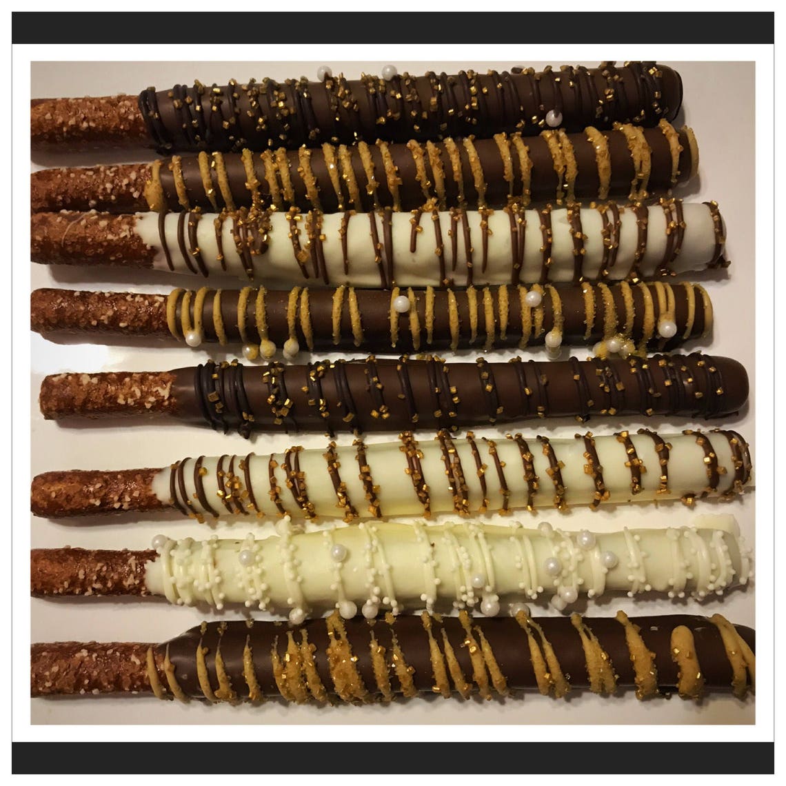 Gourmet Chocolate Covered Pretzels 2 Dozen Gourmet Pretzels Etsy