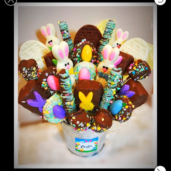 Easter Gourmet Chocolate Dipped Gift basket