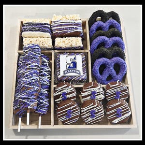 College Commit chocolate gift set, college acceptance gift, college acceptance gift basket, college gift, dorm gift