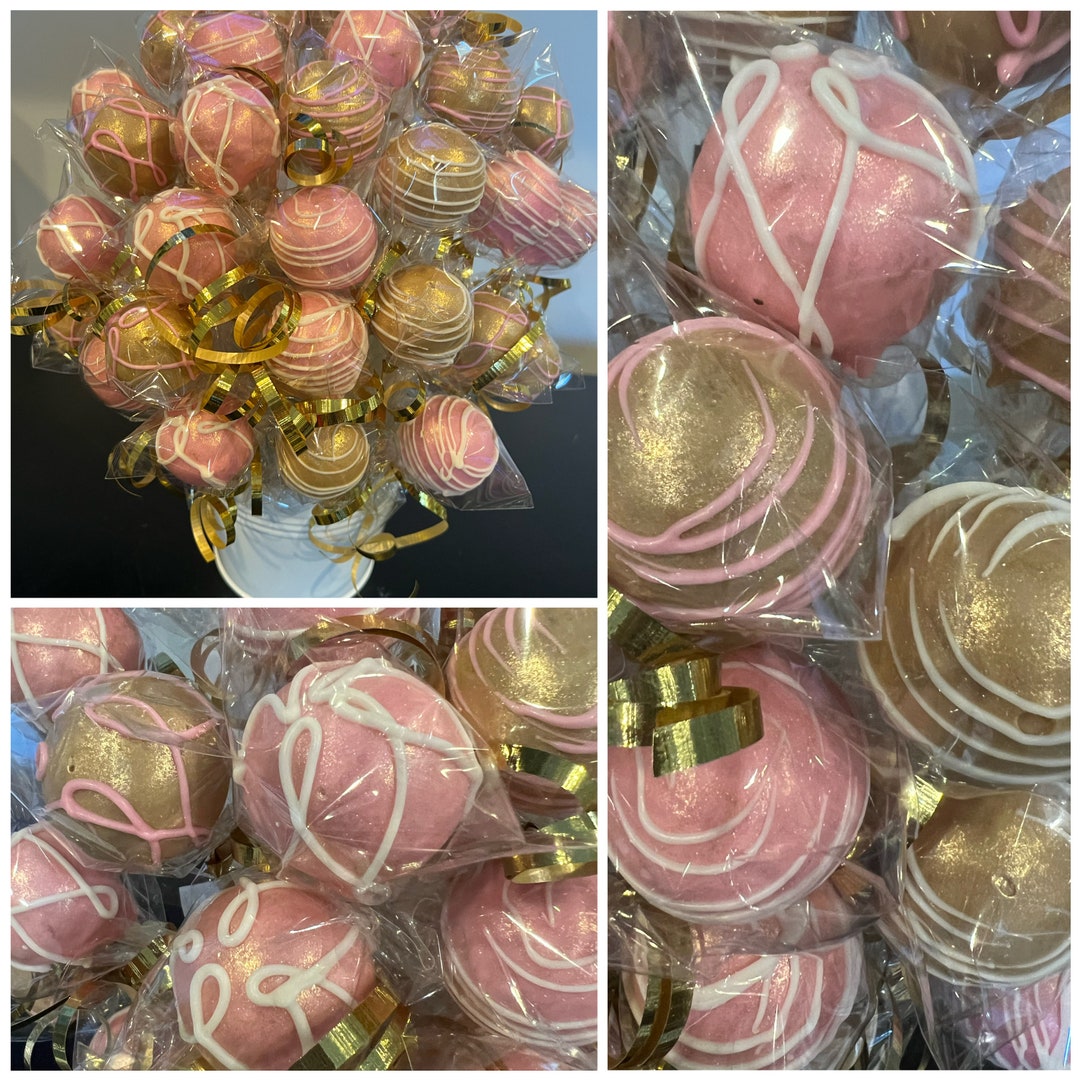 Cake Pops, Sparkle Cake Pops, Shimmer Cake Pops, Glitter Cake Pops Etsy