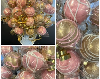 Cake Pops, sparkle cake pops, shimmer cake pops, glitter cake pops