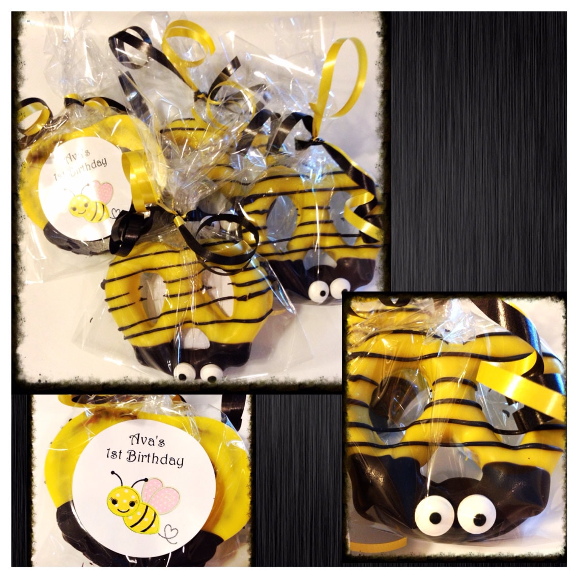 Oh BaBee theme bee party favors. 48 pieces – Choco House By Laura