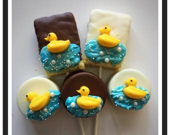 Baby Shower Rubber Duckie theme, Duck theme party