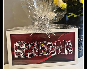 College sign, college commit sign, personalized sign, college acceptance gift