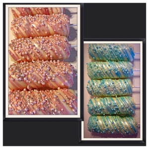 Chocolate covered shimmer Marshmallows - Perfect for communions, baptisms, baby showers, holidays, birthdays
