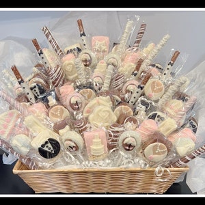 Wedding, Bridal Shower Chocolate Basket- COMMACK pickup only