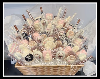 Wedding, Bridal Shower Chocolate Basket- COMMACK pickup only