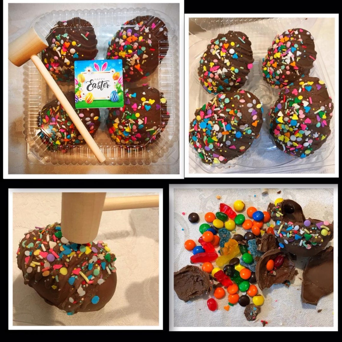 Easter Egg Candy Smash Bomb Easter Chocolate Candy Smash Etsy