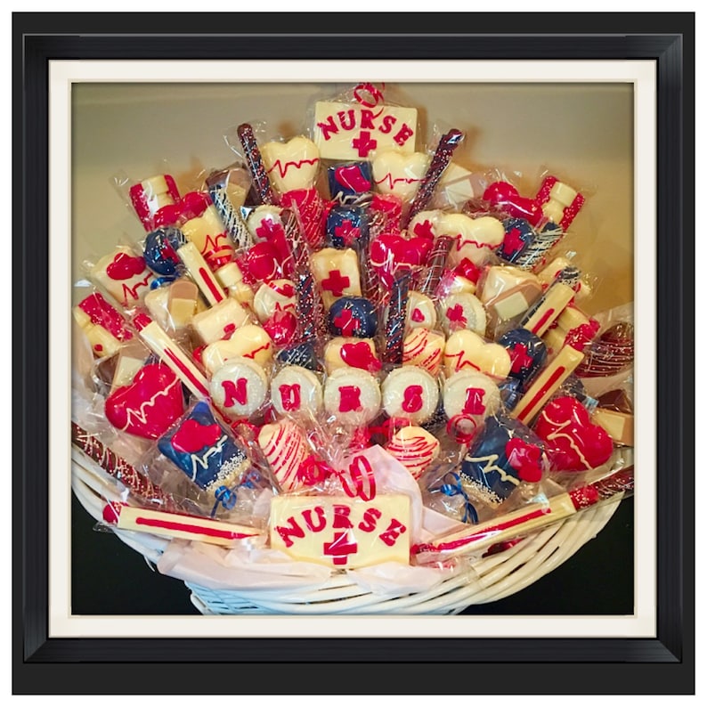 Nurse Chocolate Covered Rice Krispie Treats Nurse Gift Etsy