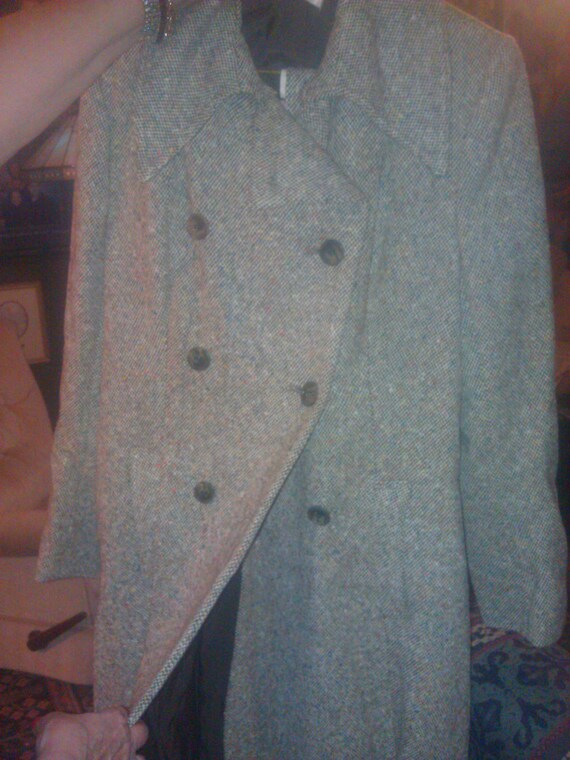 Items similar to Irish 100 wool tweed coat made in Ireland on Etsy