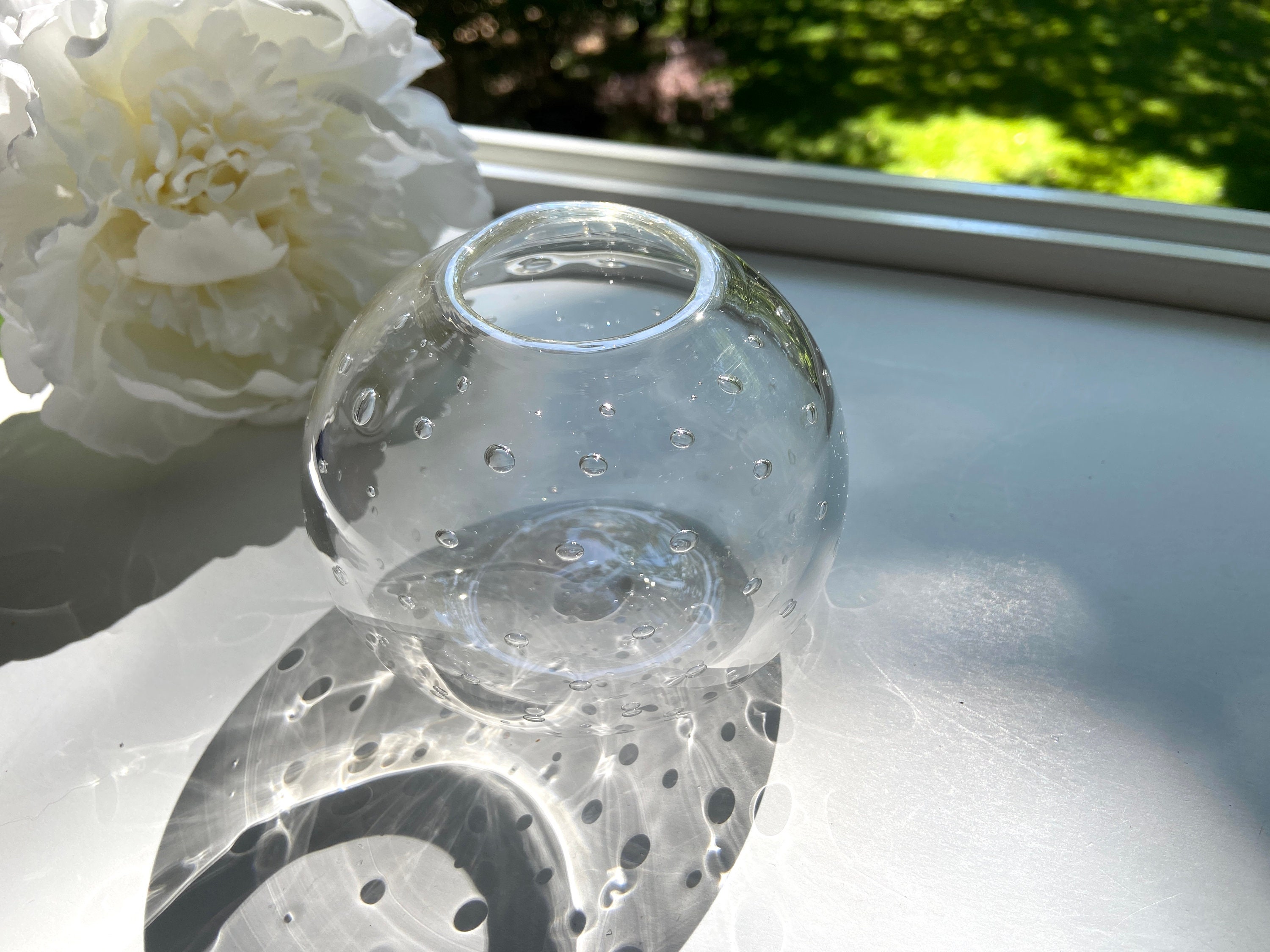 Bubble glass vase - Etsy 日本