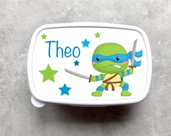 Brotdose Brotbox Lunchbox personalisiert Ninja Schildkröte