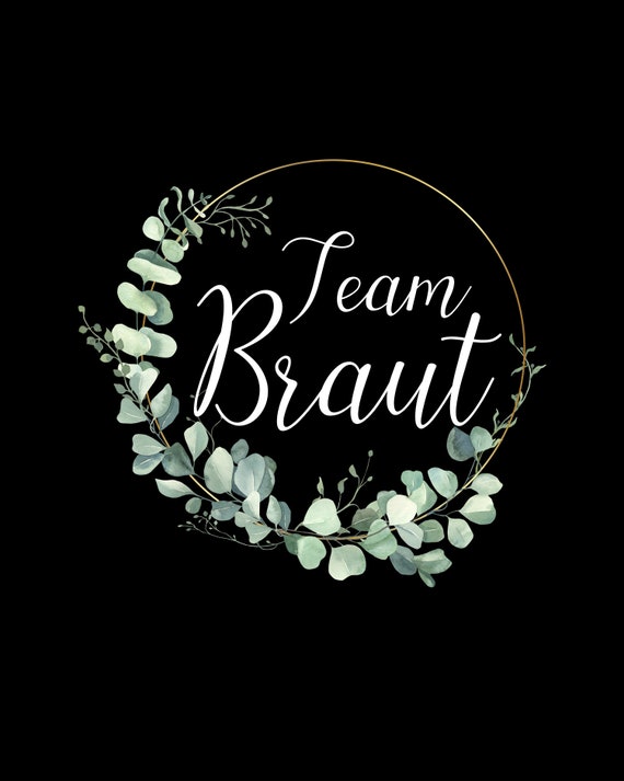 Stiratura immagine Team Bride per JGA Wedding | Etsy Italia