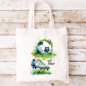 Sac pour enfants Football Nom de souhait Sac en tissu personnalisé Sac de gym Sac à dos Sac de sport Sac pour enfants Cadeaux pour les enfants