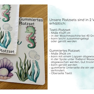 Platzset Fußball Wunschname Junge Tischset Platzdeckchen Name Kinder zdjęcie 2