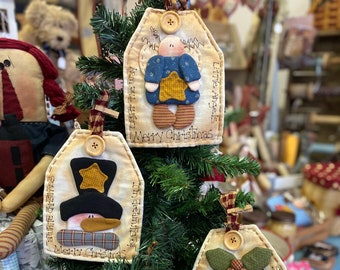 Christmas Tag 2 PDF Pattern in Italian and Spanish