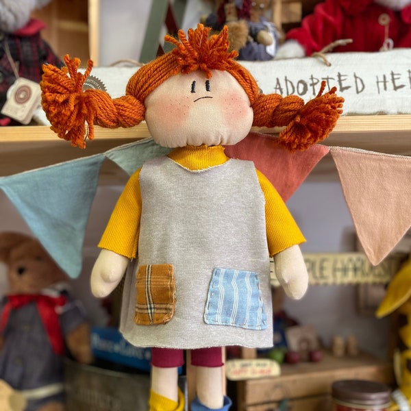 Pippi Longstocking PDF sewing pattern in Italian and Spanish