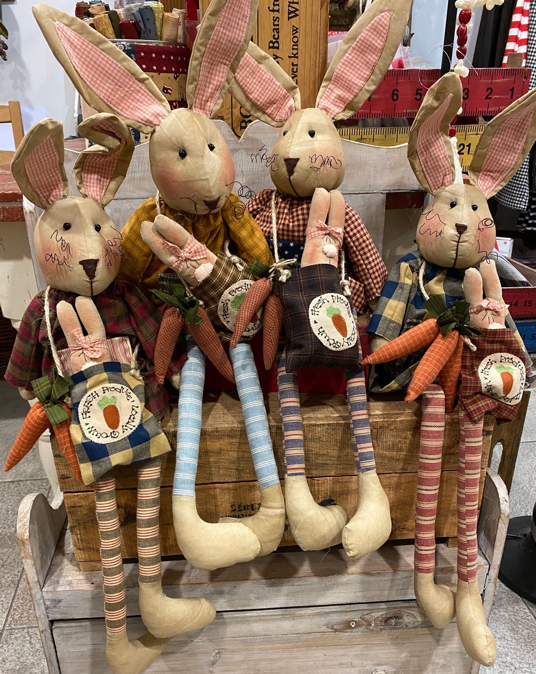 Mrs Rabbit PDF Pattern in Italian and Spanish - Etsy