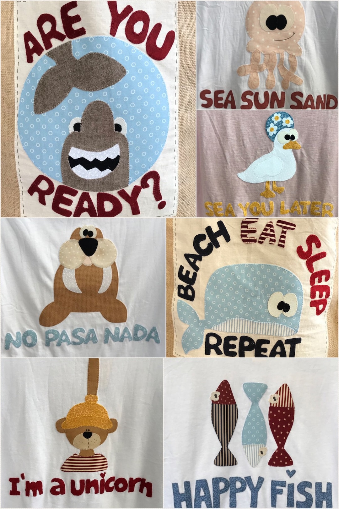 Appliques That Speak Italian and Spanish Etsy