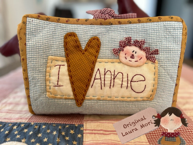 Annie/Sue clutch bag PDF pattern in Italian and Spanish image 5