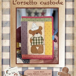 The guardian bear PDF sewing pattern in Italian and Spanish