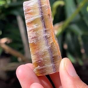 Very Rare Blue River UV Golden Fluorite Slab from Erongo Mountains of Namibia