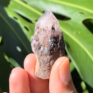 Namibian Hematite & Specularite Included Quartz (2nd Growth Generation, Phantom)