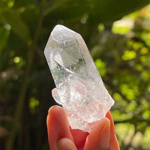 Optical Silver Quartz Crystal from Zeca De Souza Mine, Brazil (Starbrary Crystal, Key, Right/Future Timelink)